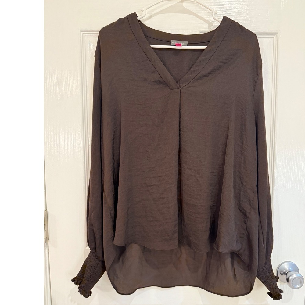 Vince Camuto Brown Blouse